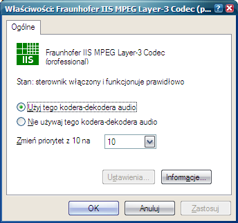 fraunhofer iis mpeg layer-3 codec l3codecx.ax